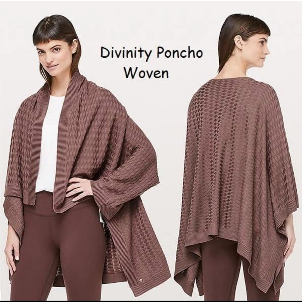 Lululemon Divinity Poncho BLACK